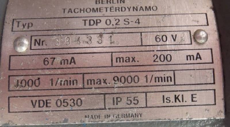 Gleichstrommotor EMF WORMS TYPE G L132/15 ( GL132/15 ) gebraucht, geprüft ! Bilder auf Industry-Pilot